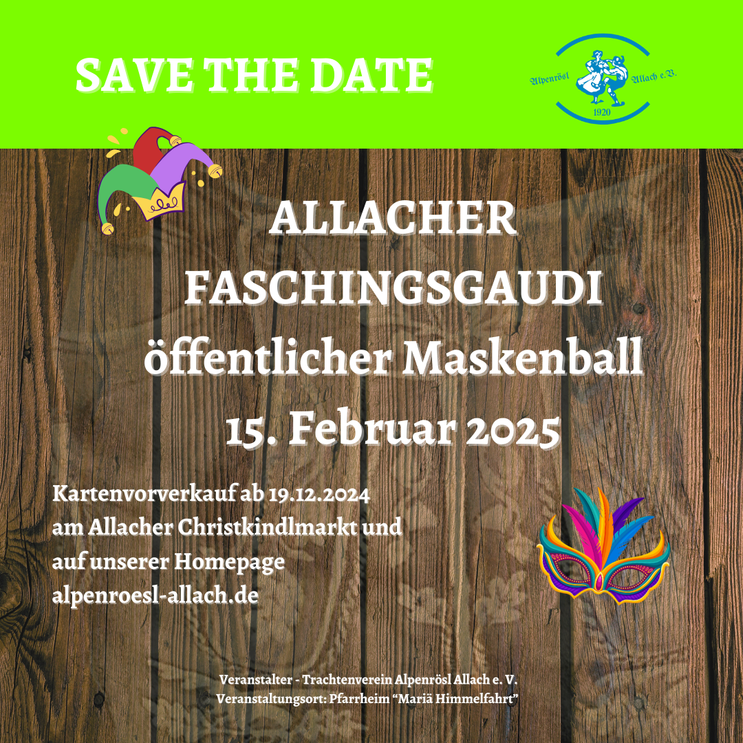 Fasching 2025 Instagrambeitrag